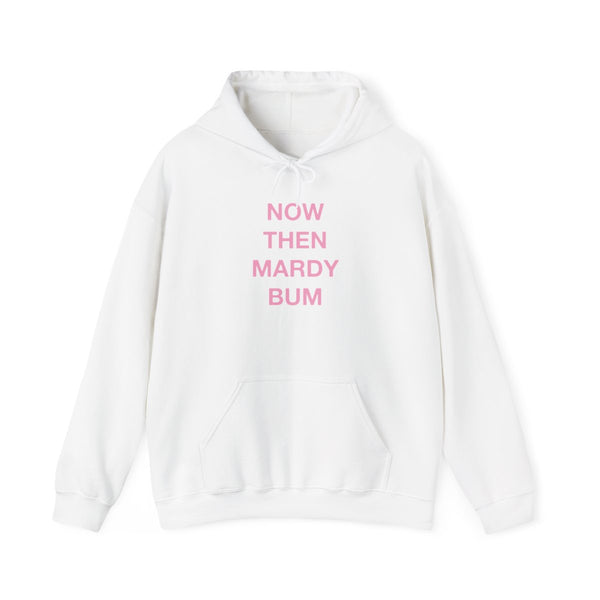 Mardy Bum Hoodie White Front