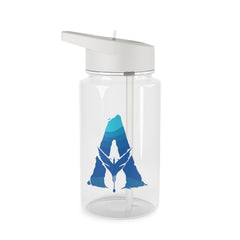 Alien World Logo Clear Water Bottle