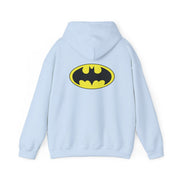 Black Bat Superhero Logo Hoodie 10