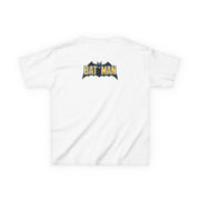 Yellow Bat Superhero Logo Kids T-Shirt 2