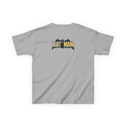 Yellow Bat Superhero Logo Kids T-Shirt 4