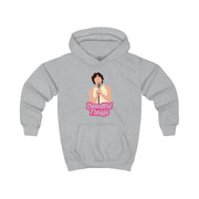Neon Pink Beautiful Things Kids Hoodie 3