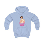 Neon Pink Beautiful Things Kids Hoodie 5