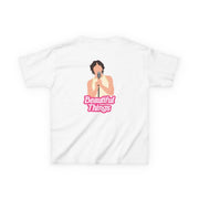 Neon Pink Beautiful Things Kids T-Shirt 2