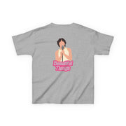 Neon Pink Beautiful Things Kids T-Shirt 4