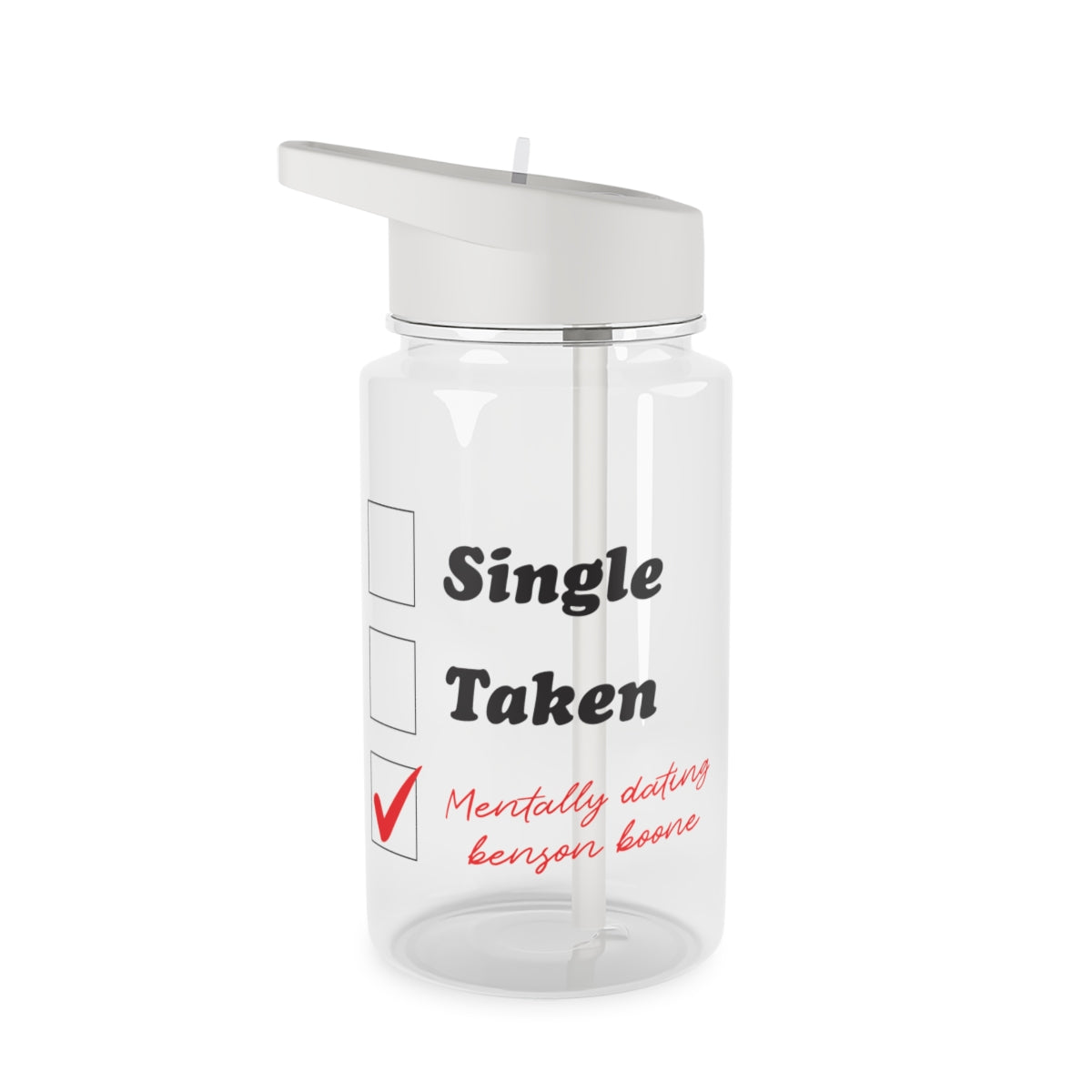 Mentally Dating Benson Clear Water Bottle