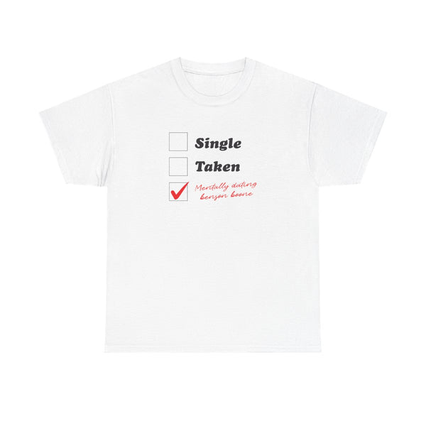 Mentally Dating Benson T-Shirt White Front