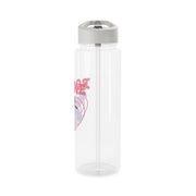 Boone Heart Clear Water Bottle 9