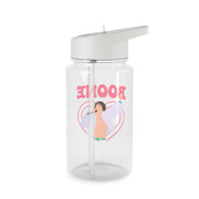 Boone Heart Clear Water Bottle 2