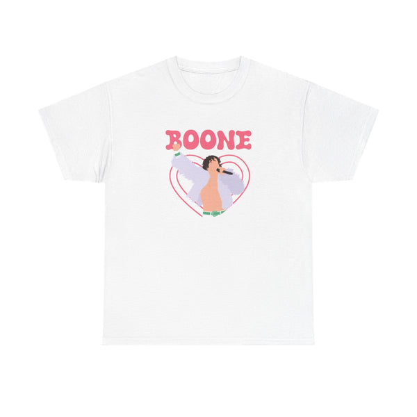 Boone Heart T-Shirt White Front