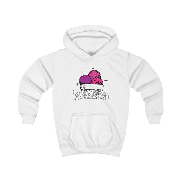 Moonbeam Icecream Kids Hoodie White Front