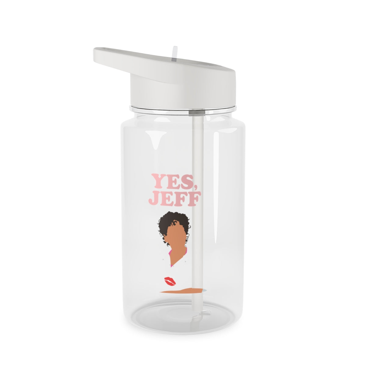 Yes Jeff Clear Water Bottle