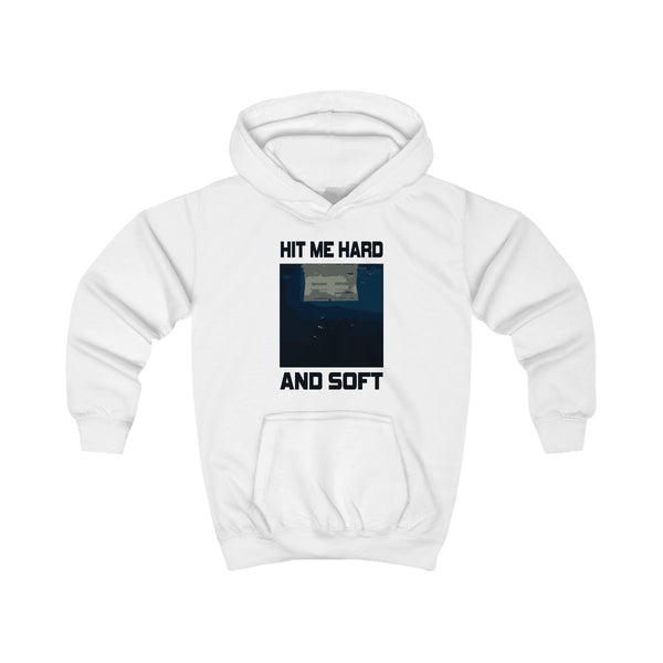 Billie Blue Kids Hoodie White Front