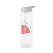 I've Been Drinkin Watermelon - Queen B Clear Water Bottle 7
