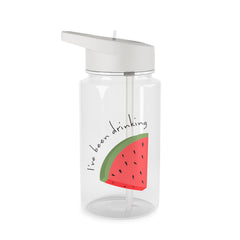 I've Been Drinkin Watermelon - Queen B Clear Water Bottle