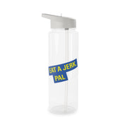 Eat A jerk, Pal - B99 Clear Water Bottle 6