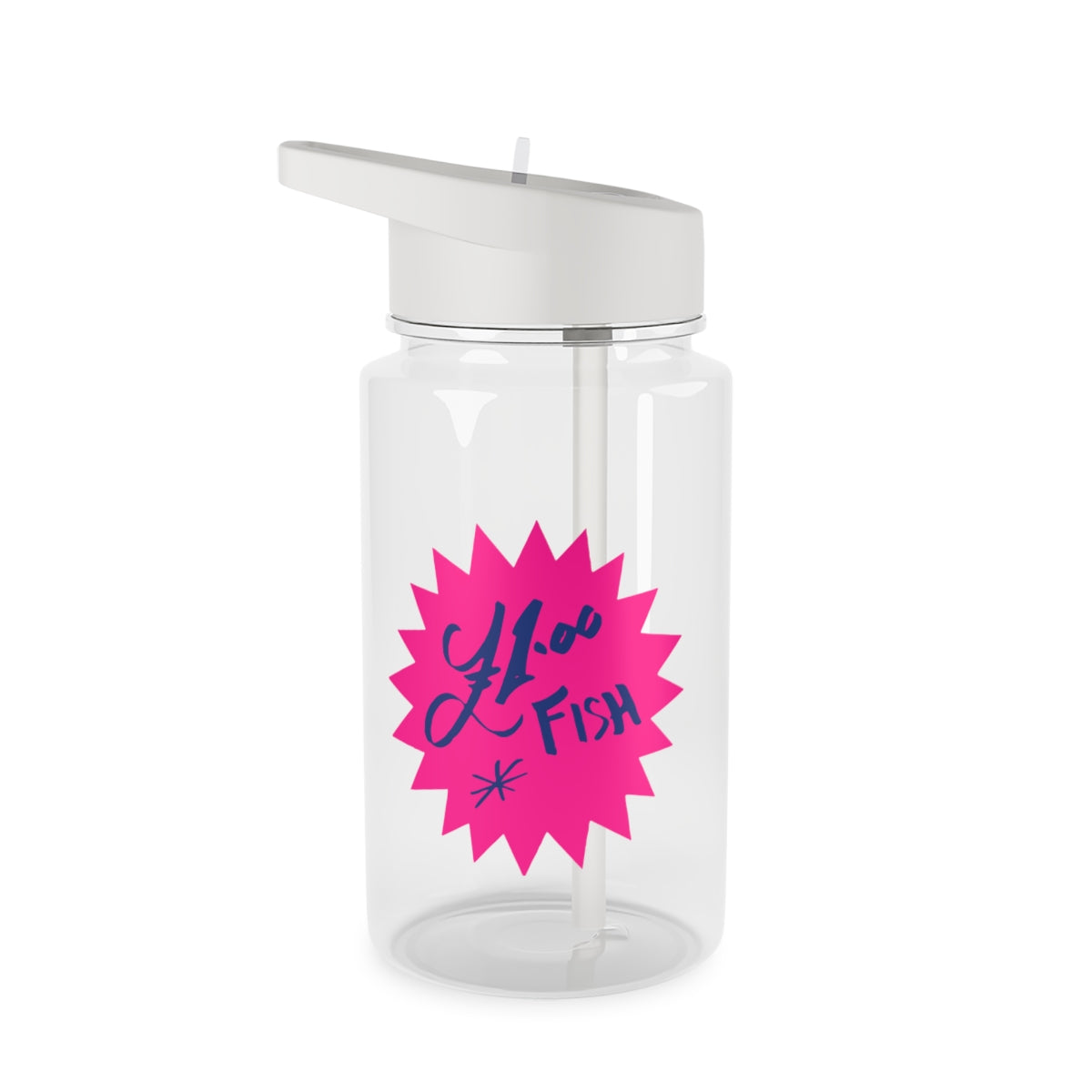 One Pound Fish - British Pop Culture Clear Water Bottle