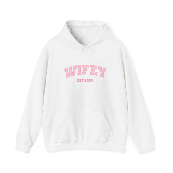 Wifey 2024 - Bridal Hoodie White Front