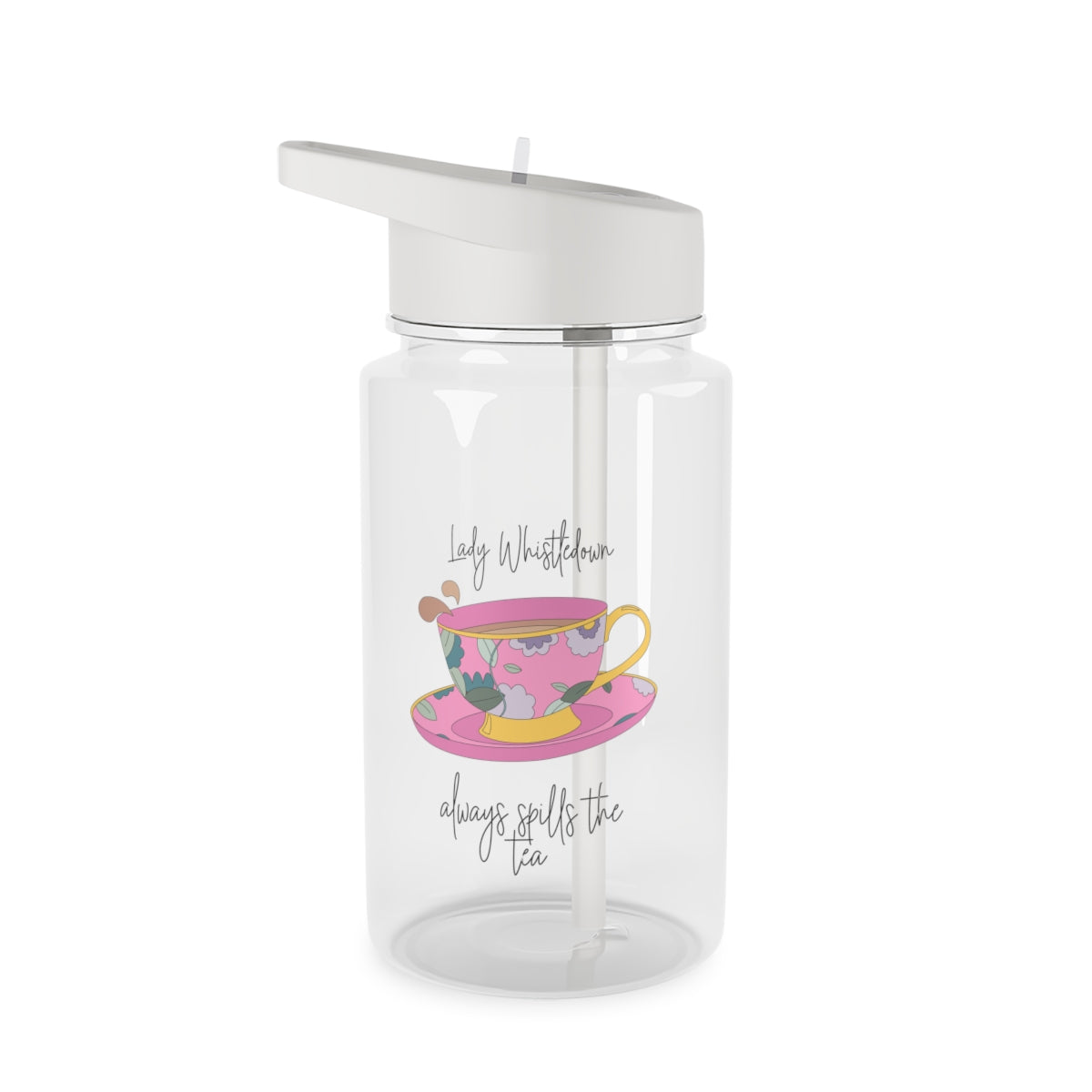 Lady Whistledown Clear Water Bottle