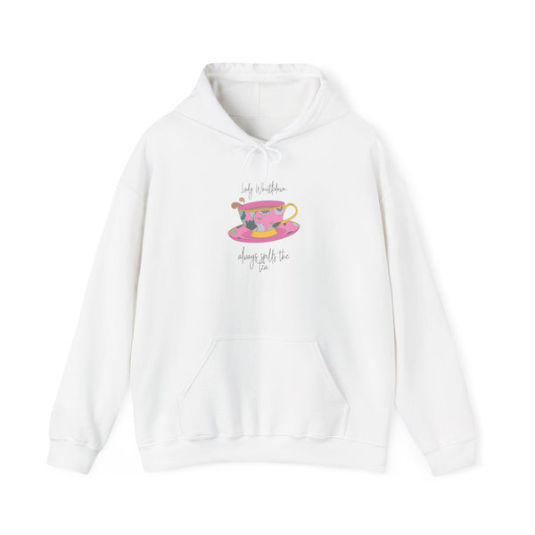 Lady Whistledown Hoodie White Front