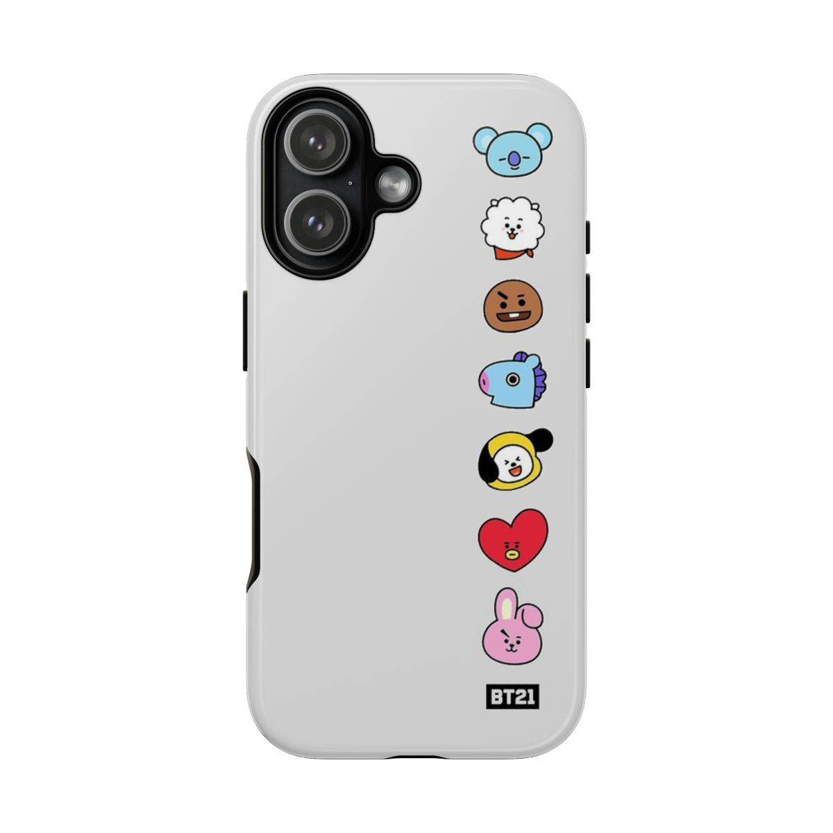 BT21 Vertical Faces - K Pop Phone Case