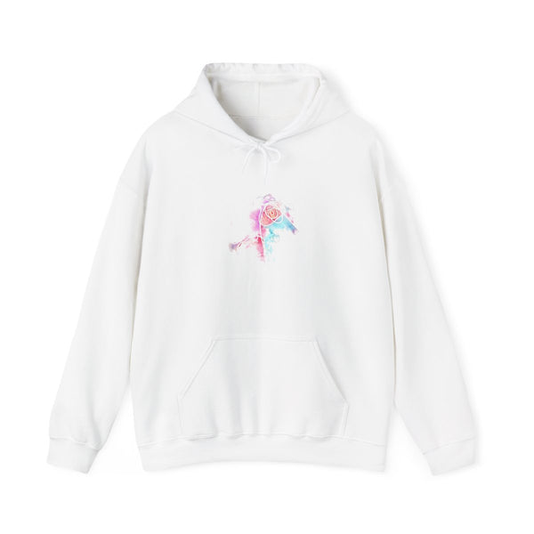 K-Pop Band Love Yourself Watercolour Painting Hoodie White Front