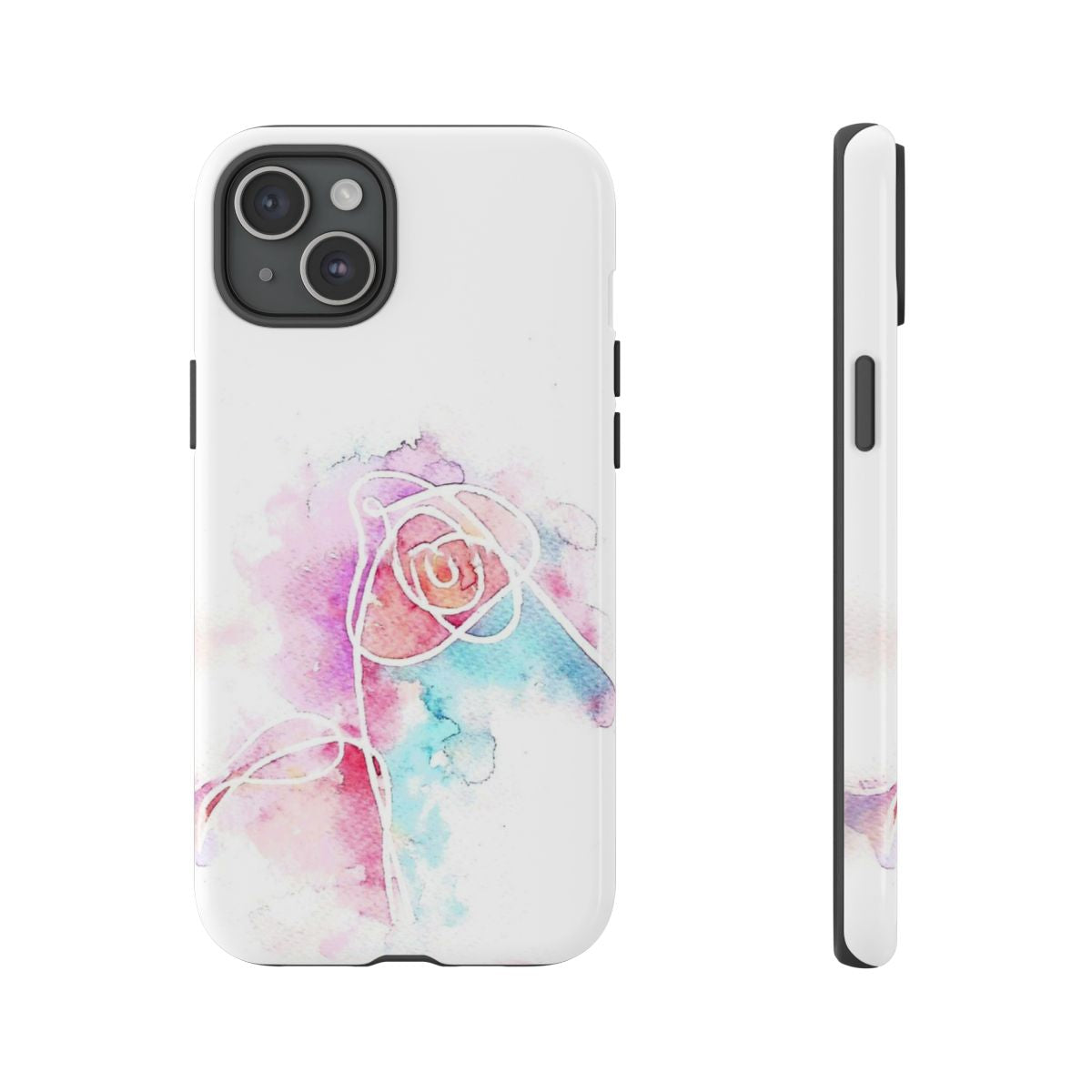 K-Pop Band Love Yourself Watercolour Painting Phone Case