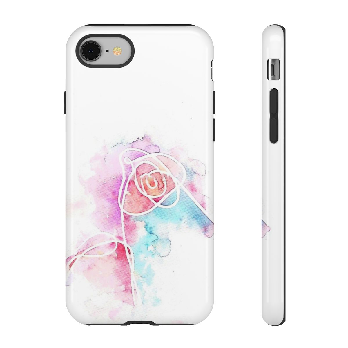 K-Pop Band Love Yourself Watercolour Painting Phone Case
