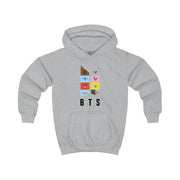 BT21 K-Pop Band Logo Kids Hoodie 3