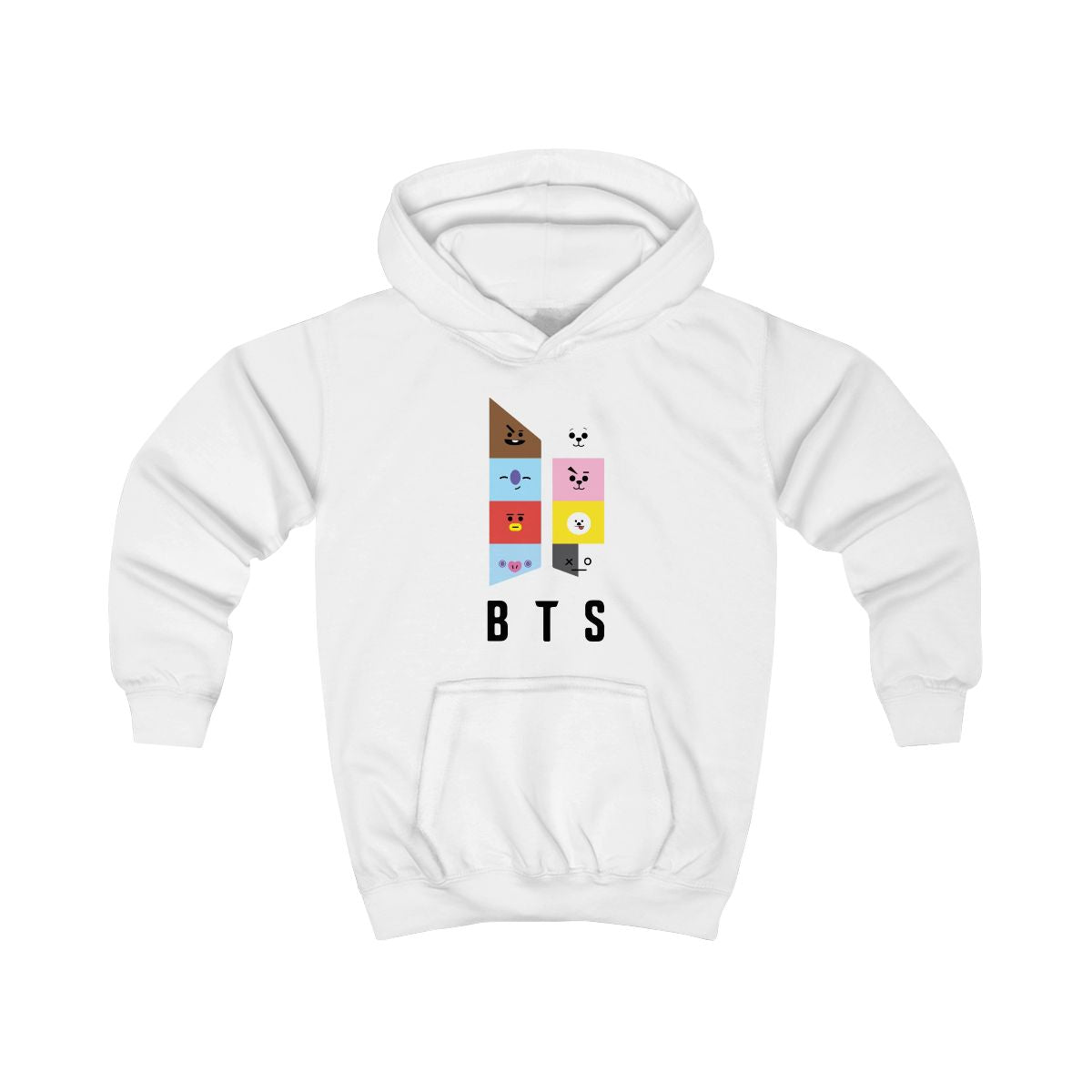 BT21 K-Pop Band Logo Kids Hoodie