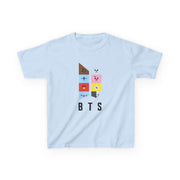 BT21 K-Pop Band Logo Kids T-Shirt 5