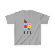 BT21 K-Pop Band Logo Kids T-Shirt 3
