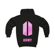 BTS Army Pink - K Pop Kids Hoodie 6