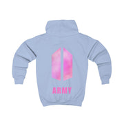 BTS Army Pink - K Pop Kids Hoodie 8