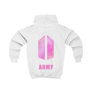 BTS Army Pink - K Pop Kids Hoodie 2