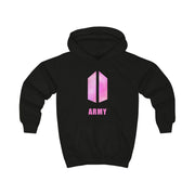 BTS Army Pink - K Pop Kids Hoodie 5