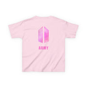 BTS Army Pink - K Pop Kids T-Shirt 10