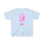 BTS Army Pink - K Pop Kids T-Shirt 8