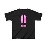 BTS Army Pink - K Pop Kids T-Shirt 6