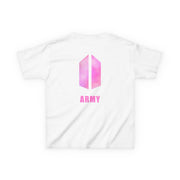 BTS Army Pink - K Pop Kids T-Shirt 2
