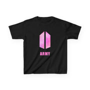 BTS Army Pink - K Pop Kids T-Shirt 5