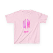 BTS Army Pink - K Pop Kids T-Shirt 9