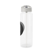 BTS logo Black - K Pop Clear Water Bottle 9
