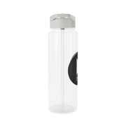 BTS logo Black - K Pop Clear Water Bottle 8