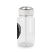 BTS logo Black - K Pop Clear Water Bottle 4