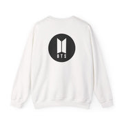 BTS logo Black - K Pop Sweatshirt 2