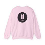 BTS logo Black - K Pop Sweatshirt 8