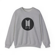 BTS logo Black - K Pop Sweatshirt 3