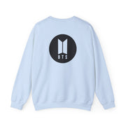BTS logo Black - K Pop Sweatshirt 10
