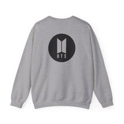 BTS logo Black - K Pop Sweatshirt 4